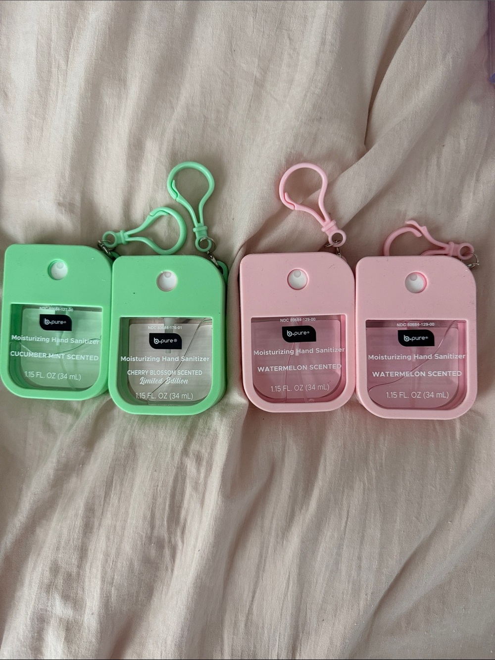 NEW hand sanitizers